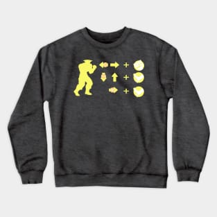 Street Fighter Moves - Guile Crewneck Sweatshirt